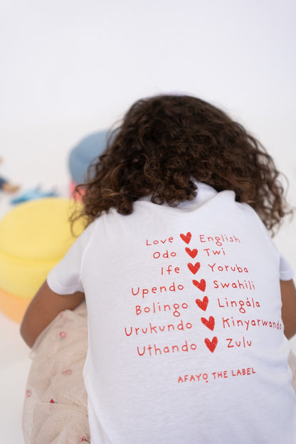 LOVEFRICA Kids Organic Cotton T-Shirt