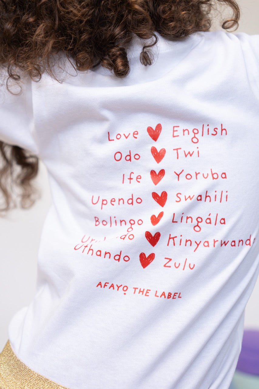 LOVEFRICA Kids Organic Cotton T-Shirt