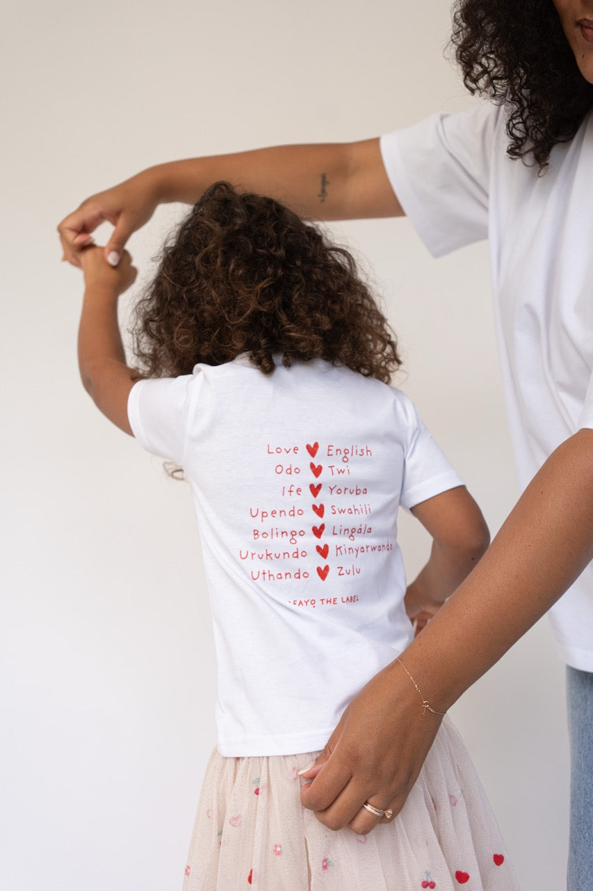 LOVEFRICA Kids Organic Cotton T-Shirt