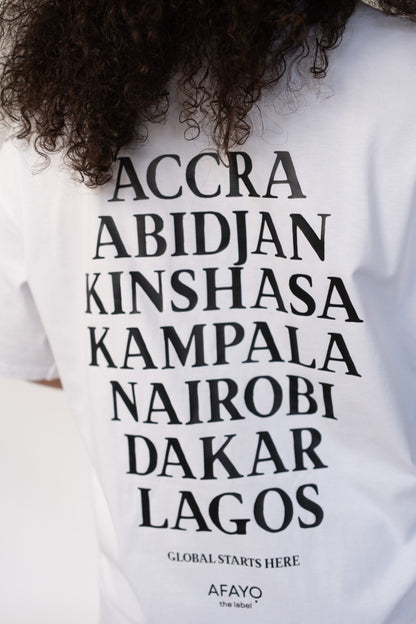 CITIES OF AFRICA Oversize T-Shirt