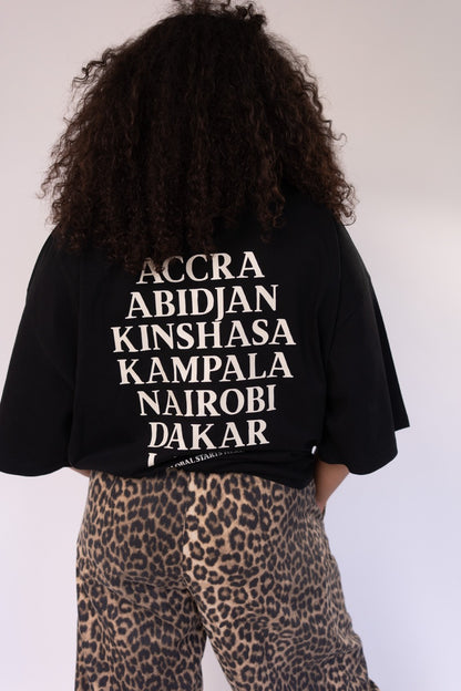 CITIES OF AFRICA Oversize T-Shirt