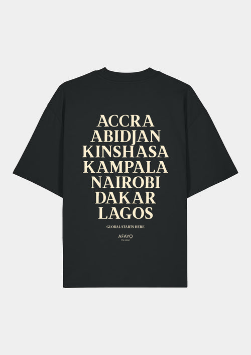 CITIES OF AFRICA Oversize T-Shirt