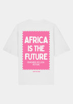 AFRICA IS THE FUTURE Oversize T-Shirt pink